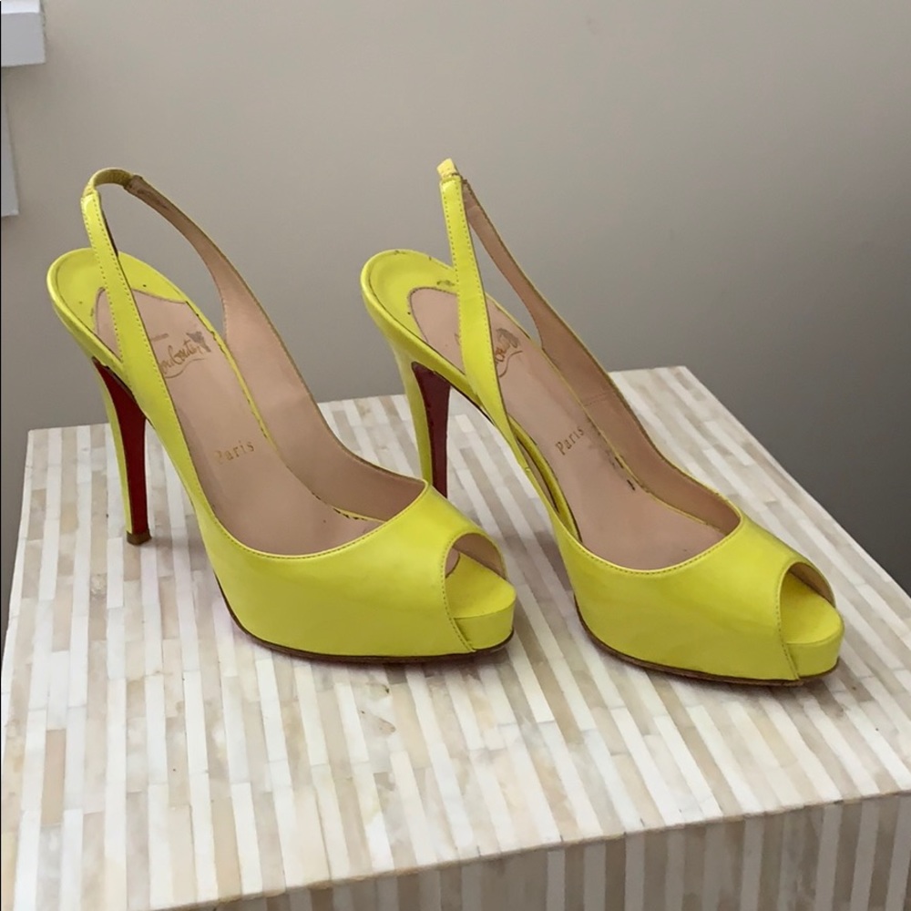 Louboutin heels. Used